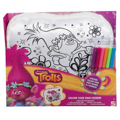 Trolls Colour Your Own Cushion £6.49